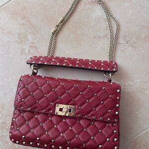 Valentino Medium Nappa Rockstud Spike Bag